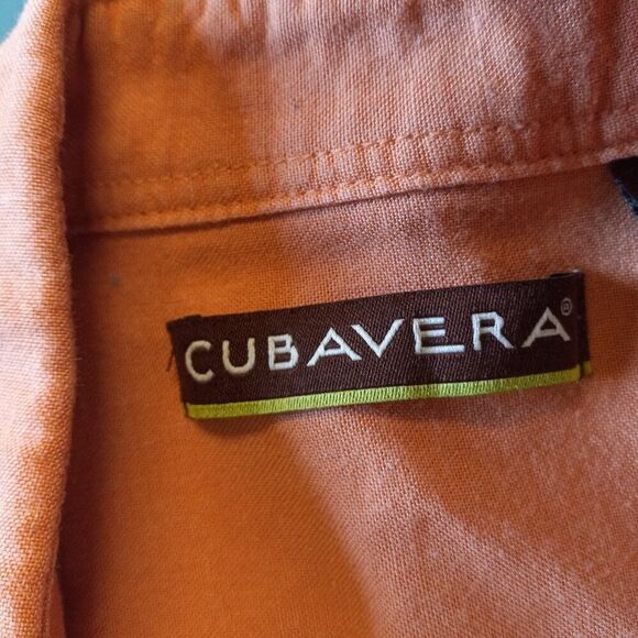 Cubavera L Men's Button Down Short Sleeve Lightweight Collared Shirt - Picture 3 of 7